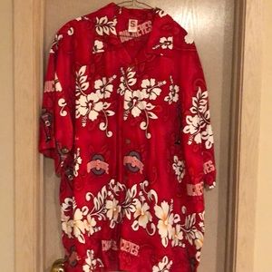 Men’s OSU Hawaiian Style short sleeve shirt